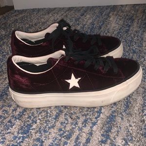 Velvet Platform Converse